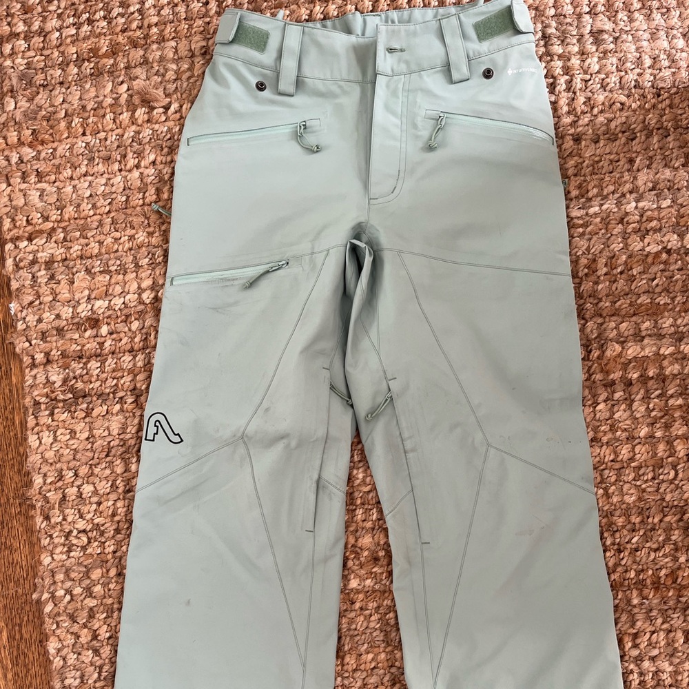 FLYLOW womens ski pant in blue